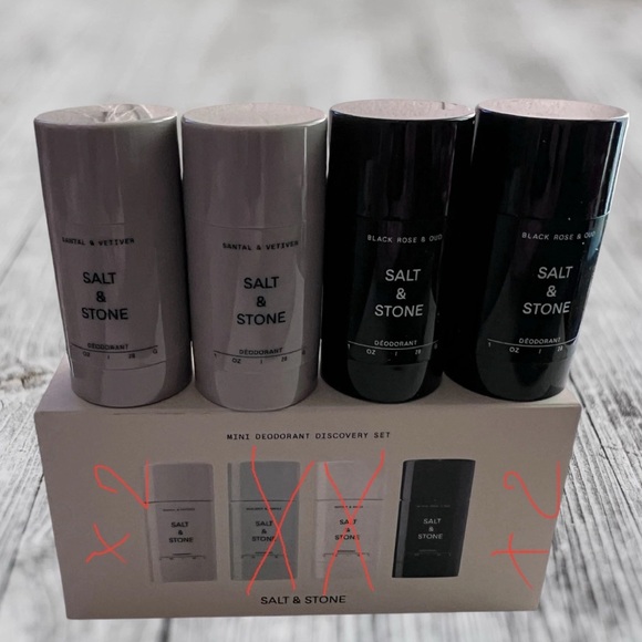 Salt & Stone Natural Deodorant Pack Of 4 for Women & Men Extra Strength - Picture 7 of 10